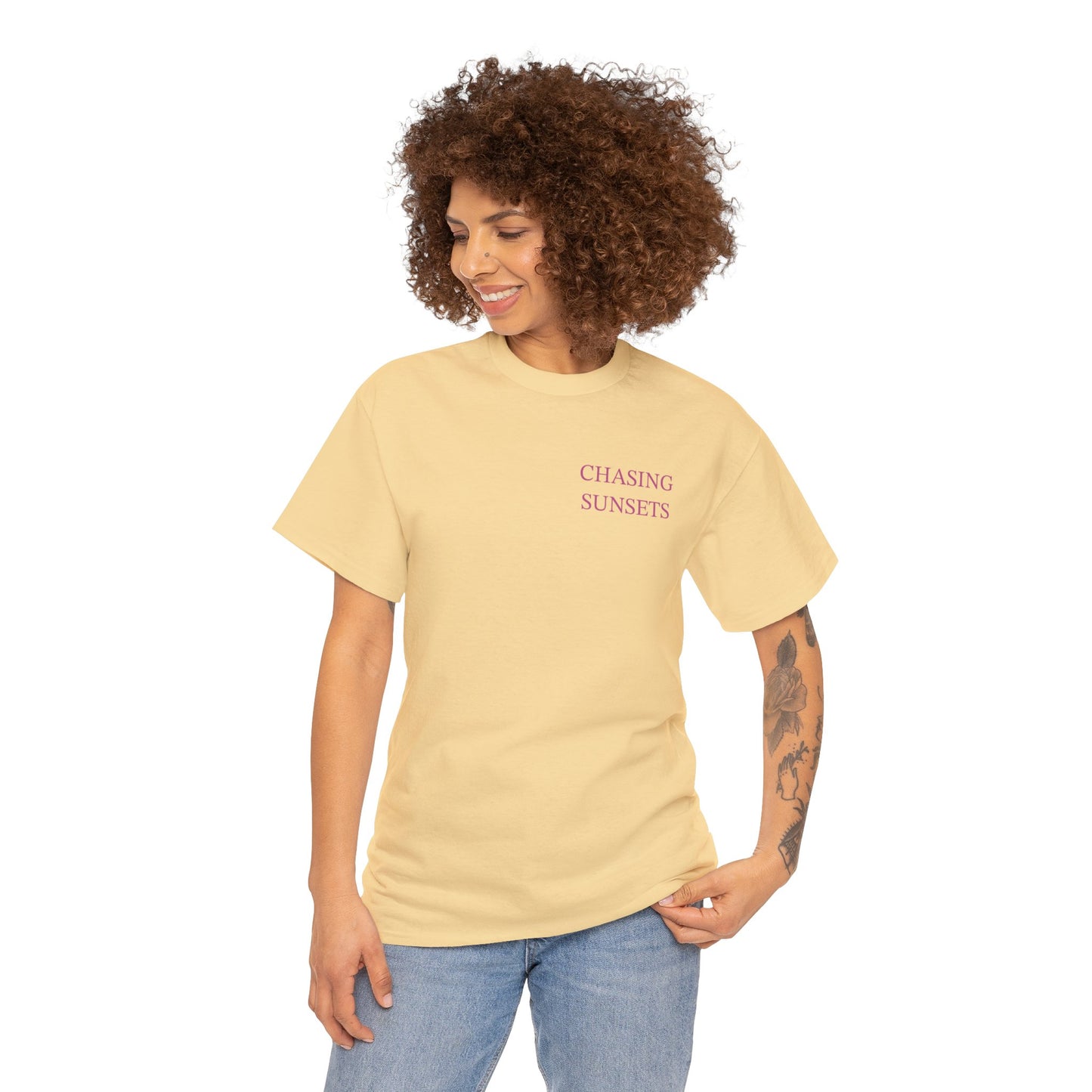 Chasing Sunsets Cotton Tee